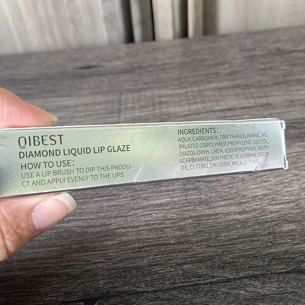 Qibest Diamond Liquid Lip Glaze 01 New!